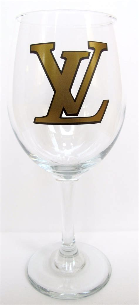 louis vuitton wine glass